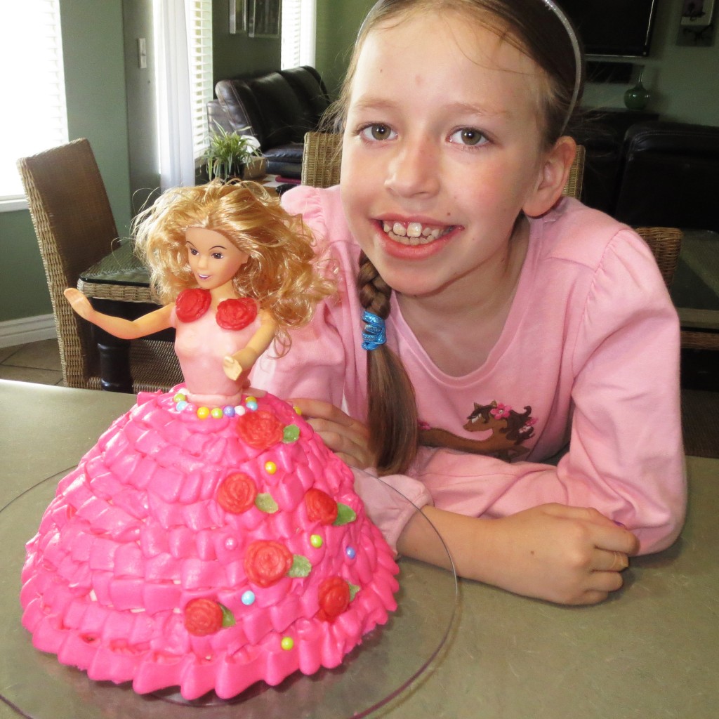 DIY Barbie Doll Cake Tutorial by Craftin Nikki
